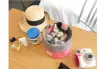 Travel large-capacity cosmetic bag, outdoor waterproof storage bag, cylindrical toiletry bag details Picture